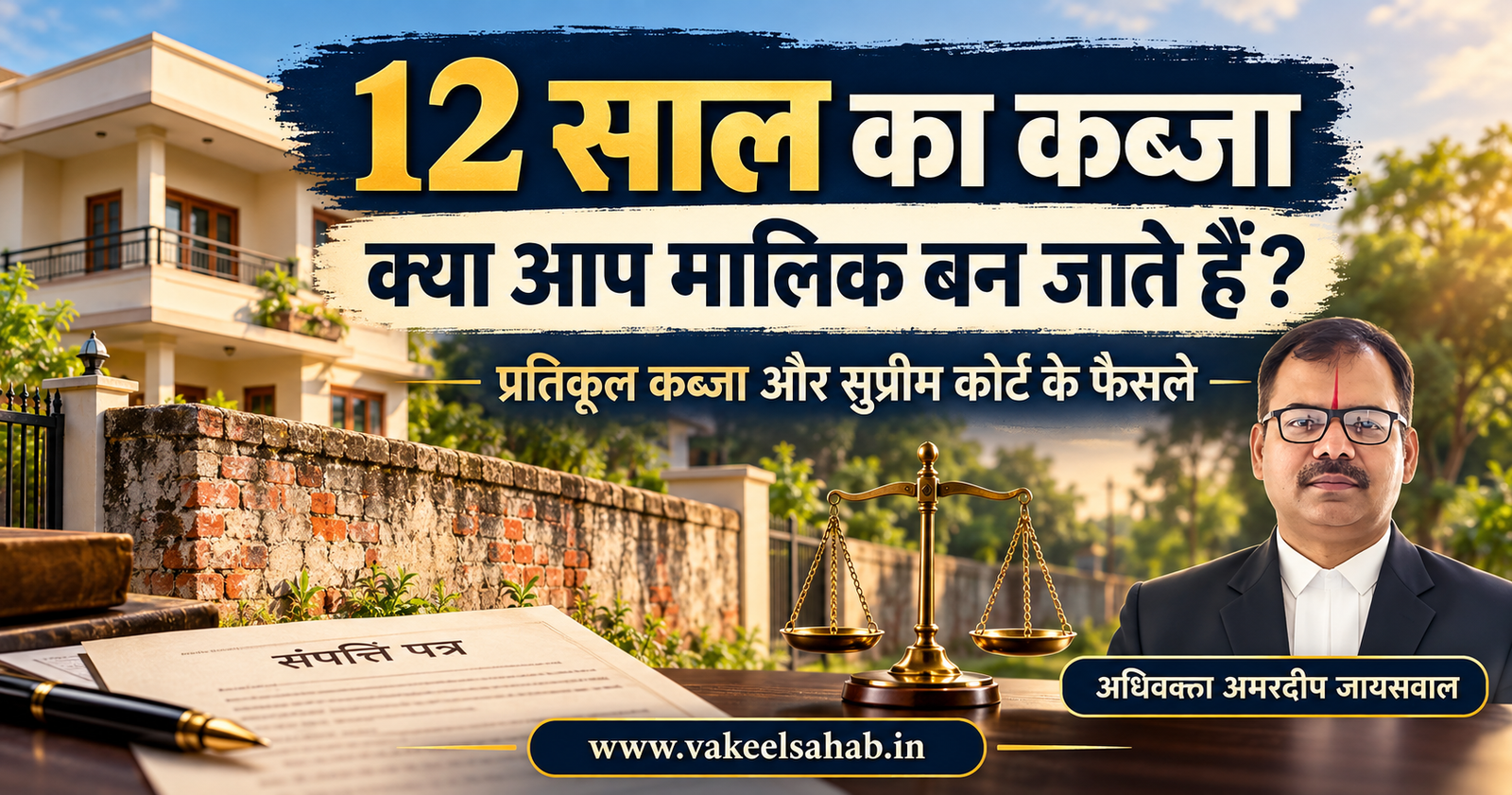 12 साल का कब्जा: मालिकाना हक कब बनता है? प्रतिकूल कब्जे पर सुप्रीम कोर्ट के फैसलों से समझें